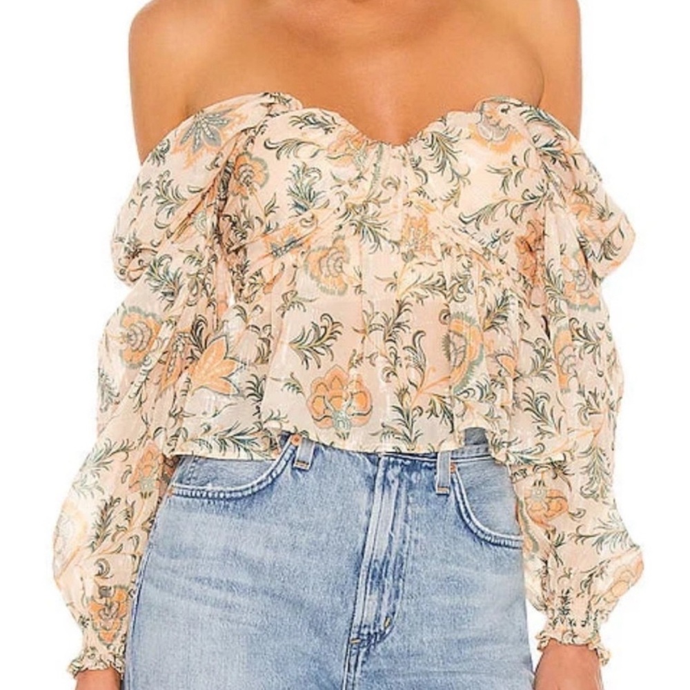 House of Harlow strapless top